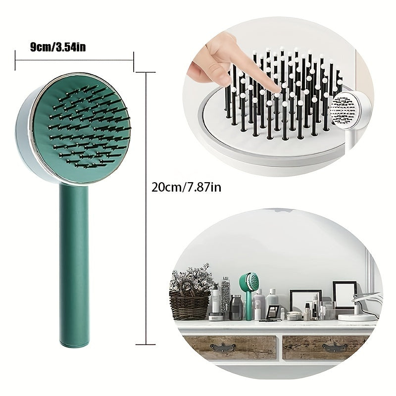 Brosse à cheveux autonettoyante &massante ⭐️⭐️⭐️⭐️⭐️ 4.95 (127 reviews)