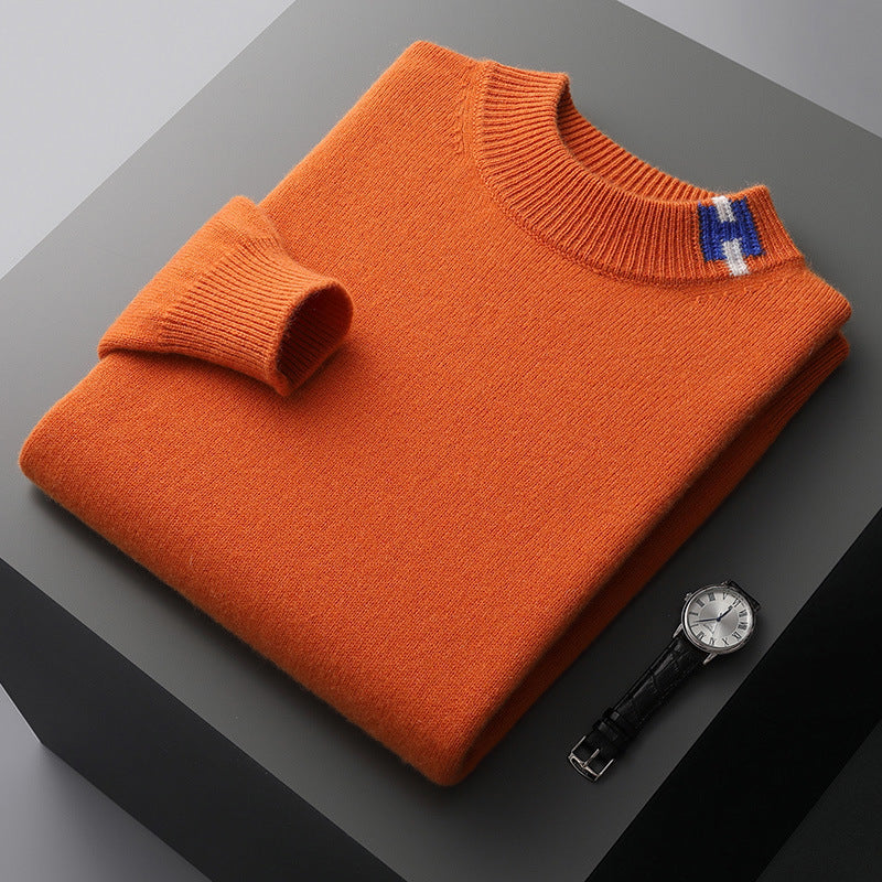 Pull jacquard décontracté