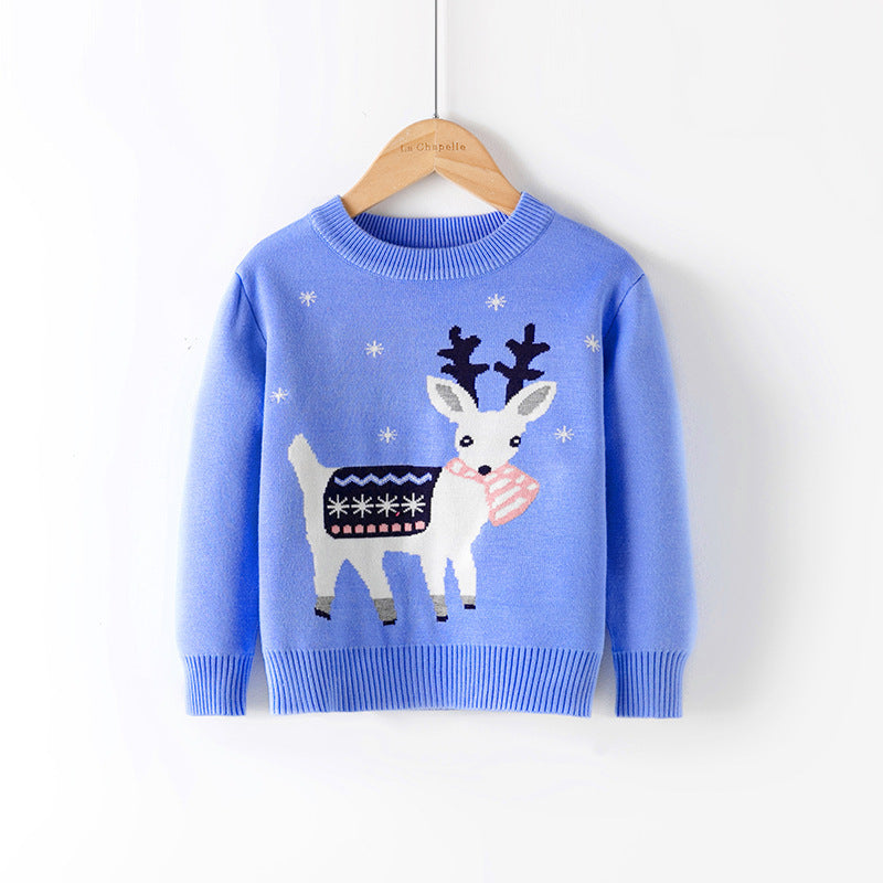 Pull de Noël à motif dessin animé